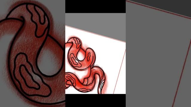 How I made this snake tattoo design using my iPad and autodesk sketchbook app! смотреть онлайн