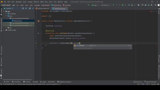 ANDROID - FINDVIEW BY ID TUTORIAL IN JAVA смотреть онлайн