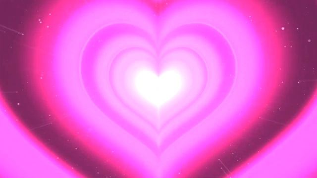 Heart Tunnel💖Pink Heart Background | Abstract Background Wallpaper Visual Loop 4K