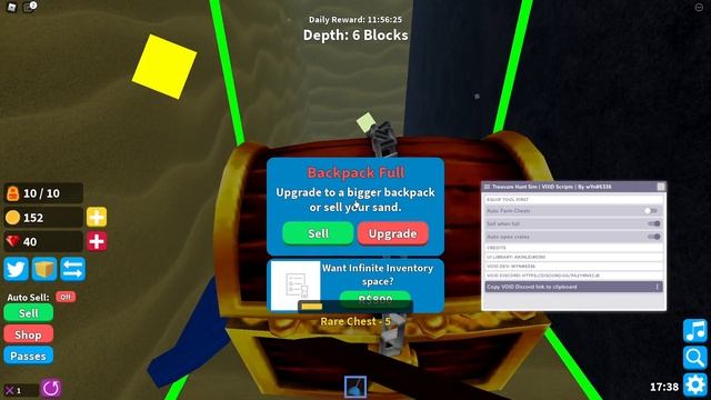 [WORKING!] New Best Treasure Hunt Simulator Script! Free Gamepasses, Best Tool, Best Backpack & mor смотреть онлайн