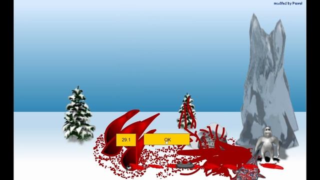 Yeti Sports Bloody Pingu Throw Flash Game смотреть онлайн