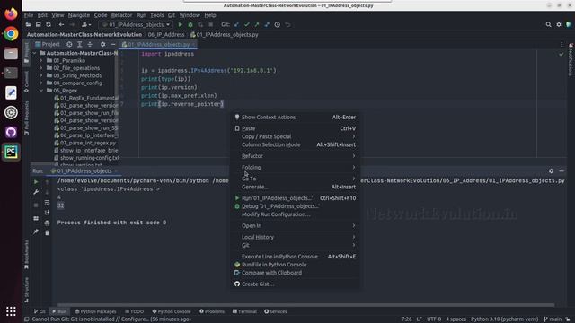 Python: IP Address Module for Network Automation| Validate IP Address properties and subnet details смотреть онлайн