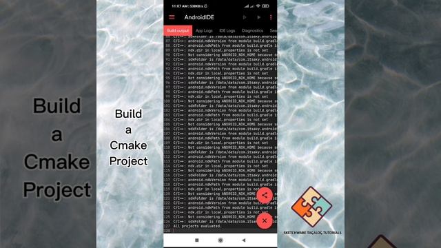 AndroidIDE Edition #7 Install Cmake and build C/C++ for cross compilation смотреть онлайн