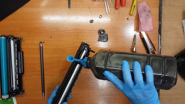 Заправка картриджа HP 12а смотреть онлайн