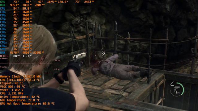 Resident Evil 4 2023 06 27 Ryzen 5 5600 with 2060 12 gb. смотреть онлайн