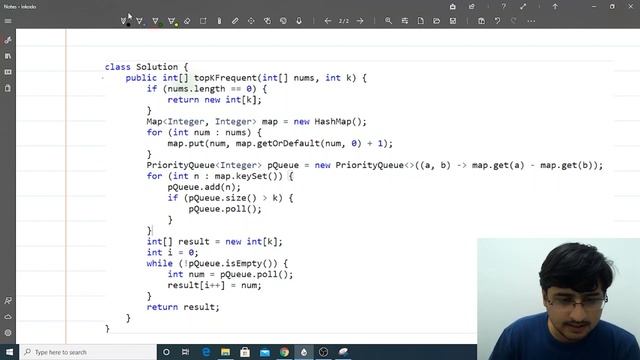 Top K Frequent Elements || Leetcode смотреть онлайн