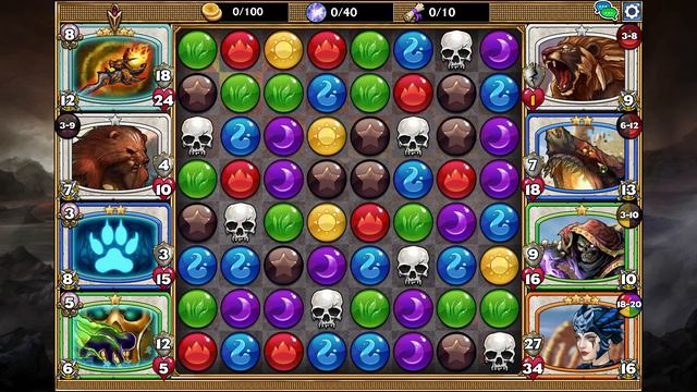 Gems of War: Intense Warlord 2 Arena Run смотреть онлайн