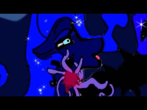 #speedpaint Evil And Good Luna And Naightmere Moon