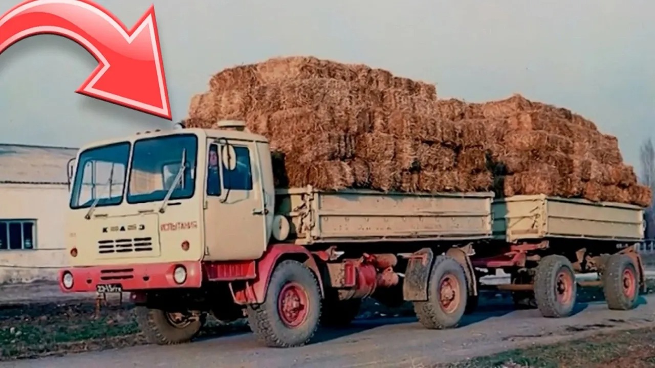 Ламповые кадры с грузовиками, автобусами и тракторами из СССР №2 смотреть онлайн