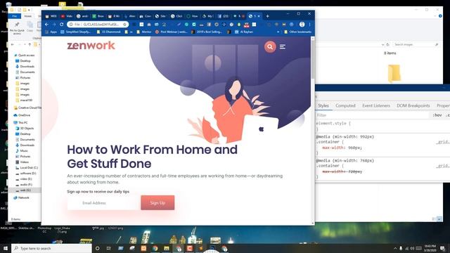 Zenwork PSD to Bootstrap Project part 2 смотреть онлайн