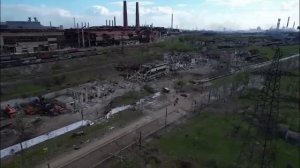 Комбинат Азовсталь. БПЛА. Дрон. Вид сверху. Мариуполь. Mariupol. AZOVSTAL. Destruction. 22/05/2022