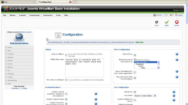 How to install a VirtueMart theme Part 1 смотреть онлайн