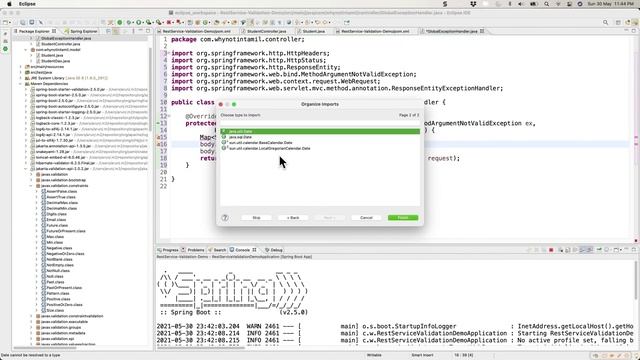 Implementing Validation for RESTful Services with Spring Boot in tamil | RequestBody validation смотреть онлайн