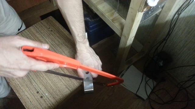 Стопор Стальной Пес. Проверка на прочность ножовкой по металлу! смотреть онлайн