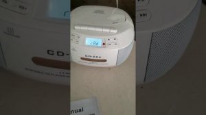 Greadio CD Player Boombox Cassette Player Combo with Bluetooth Review, A nice little radio