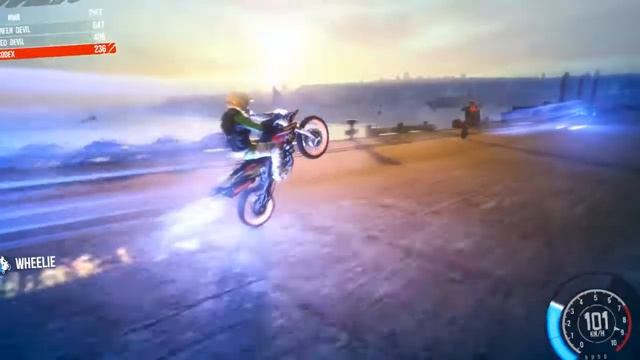 MX Nitro гонки с трюками!!! смотреть онлайн