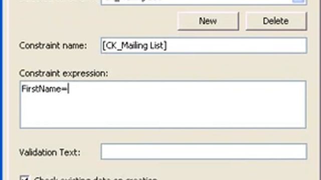 Microsoft Office Access 2003 Add a new check constraint in an Access project смотреть онлайн