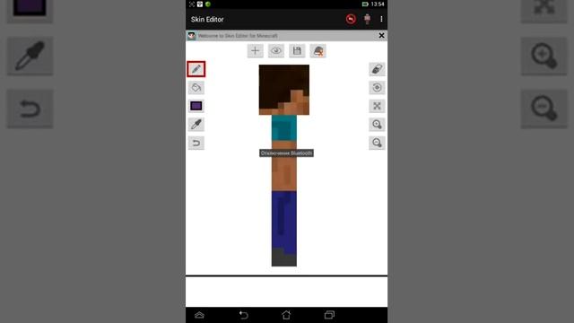 Как установить и сделать свой скин в MINECRAFT PE 0.14.0 смотреть онлайн