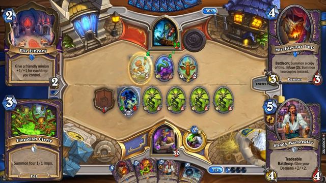 Win the hearthstone Casual game with these 4 Warlock cards in 4 minutes! смотреть онлайн
