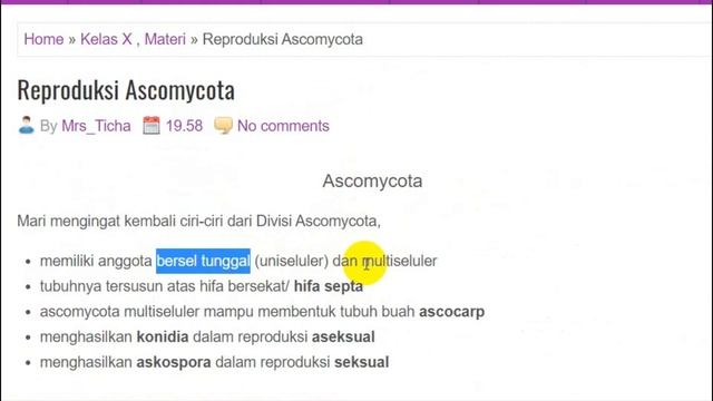 Reproduksi Fungi/Jamur Lengkap (Zigomycota,Ascomycota,Basidiomycota) смотреть онлайн