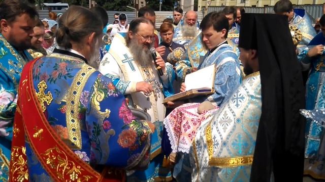 Заложили храм-памятник в честь Тихвинской-Каменской местночтимой иконы Богоматери. смотреть онлайн