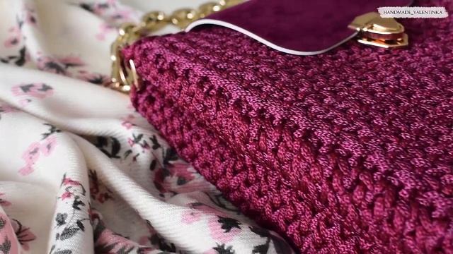 МАСТЕР-КЛАСС СУМКА ВИОЛА / вязаная сумка крючком из шнура / Crochet bag / Fashionable bag смотреть онлайн