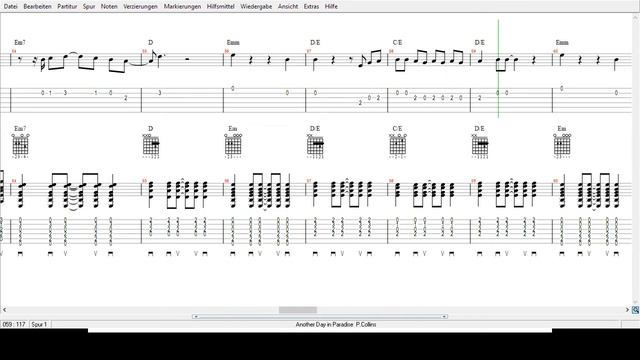 Phil Collins - Another Day in Paradise - Tabs смотреть онлайн
