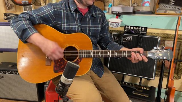 1964 Epiphone (Gibson-made) FT-79N Texan slope dreadnought guitar смотреть онлайн