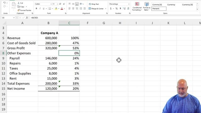 Excel - Vertical Analysis - Financial Statement Analysis - Income Statement and Balance Sheet смотреть онлайн