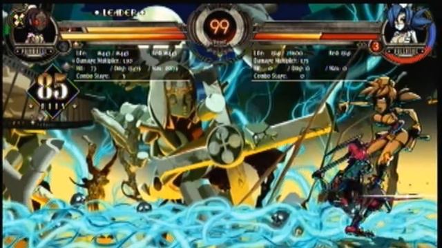 Skullgirls Parasoul and Painwheel 100% combos смотреть онлайн