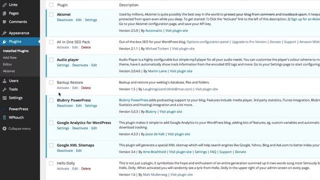 Wordpress Wednesday 4: Removing unused plugins смотреть онлайн