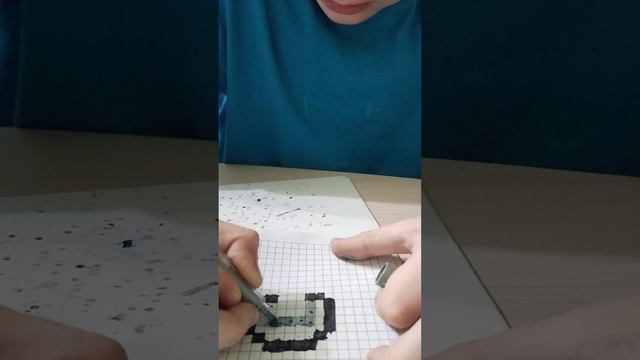 Рисую алмазную шапку из майнкрафта четырьмю цветами и фломастеров смотреть онлайн