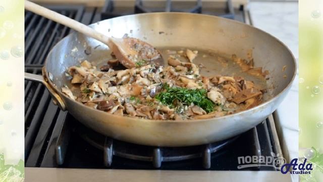 Гарнир из грибов и спаржи Рецепт, пошаговый, как приготовить, видеорецепт смотреть онлайн