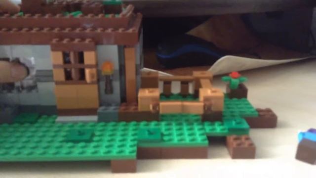 Набор на обзор-Лего Майнкрафт,,ПЕРВАЯ НОЧЬ