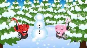 Снеговик - Тыр Тыр трактор - Песенки для детей про снег и зиму