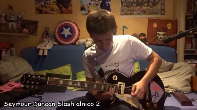 Comparaison micros Epiphone Les Paul - Seymour Duncan Slash alnico 2 смотреть онлайн