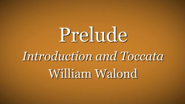 Introduction and Toccata Walond смотреть онлайн
