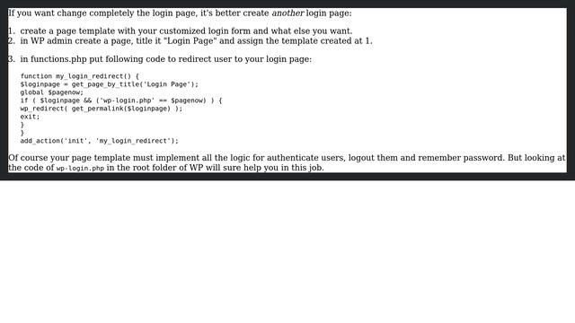 Wordpress: Rewrite the HTML markup of wp-login.php (2 Solutions!!) смотреть онлайн