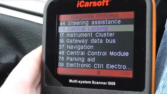 Diagnose VW Polo iCarsoft i908 смотреть онлайн