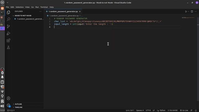 Python : 1. Random Password Generator смотреть онлайн