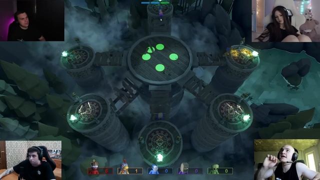 ДАША, ГЛЕБ, МАКС, ДЕРЗКО И РОСТИК ИГРАЮТ В PUMMEL PARTY | ЧАСТЬ 1 смотреть онлайн