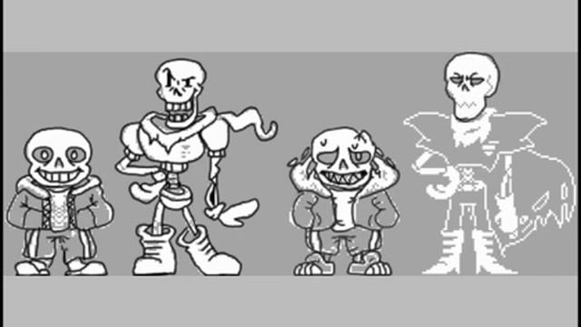 Sans,papyrus,FELL!sans and FELL! papyrus speed paint смотреть онлайн
