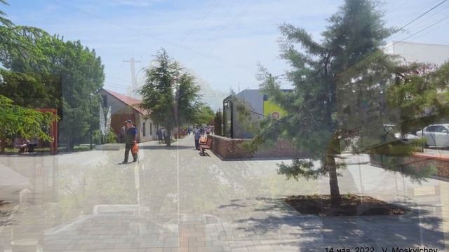 Пройдём по улице Ленина, К. Маркса в посёлке Гвардейское Симферопольский район Крым - 14 мая 2022 г смотреть онлайн