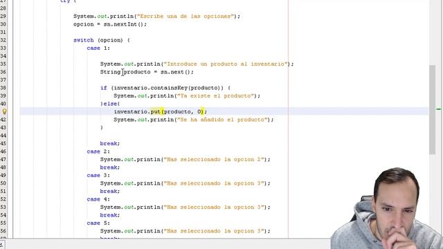 Ejercicios Java - Estructuras dinámicas #20 - Inventario de productos con HashMap (parte 1) смотреть онлайн