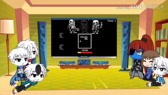 Реакция undertale на murder time trio +HT Sans,US Sans/gacha life/(Читать Описание) смотреть онлайн