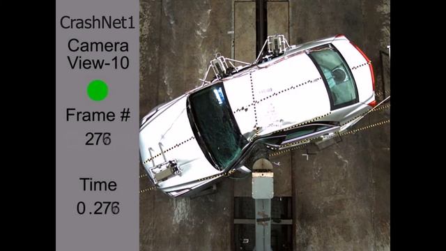 2013~2015 Cadillac ATS Sedan | Pole Crash Test | CrashNet1 смотреть онлайн