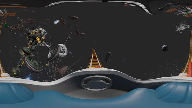 [VR 360 Video] AMONG US Space Roller Coaster Rides! смотреть онлайн
