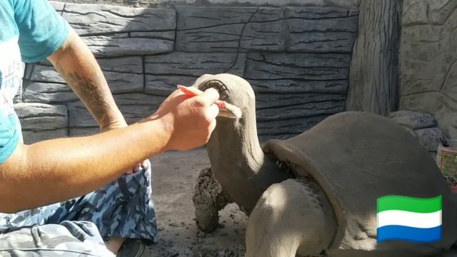 Мастер класс, как сделать черепаху из арт бетона своими руками!!! смотреть онлайн
