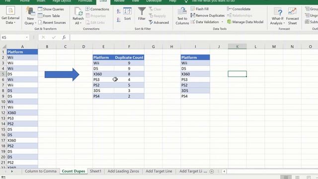 Count duplicate values in excel | Using Formulas смотреть онлайн