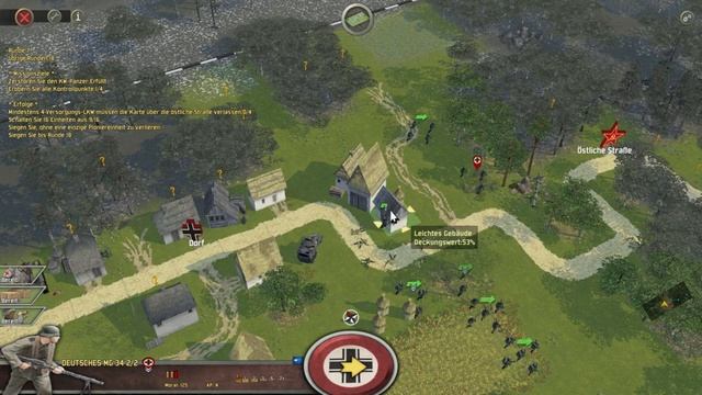 Battle Academy 2 Eastern Front dt Kampagne Operation Barbarossa Map 4 смотреть онлайн
